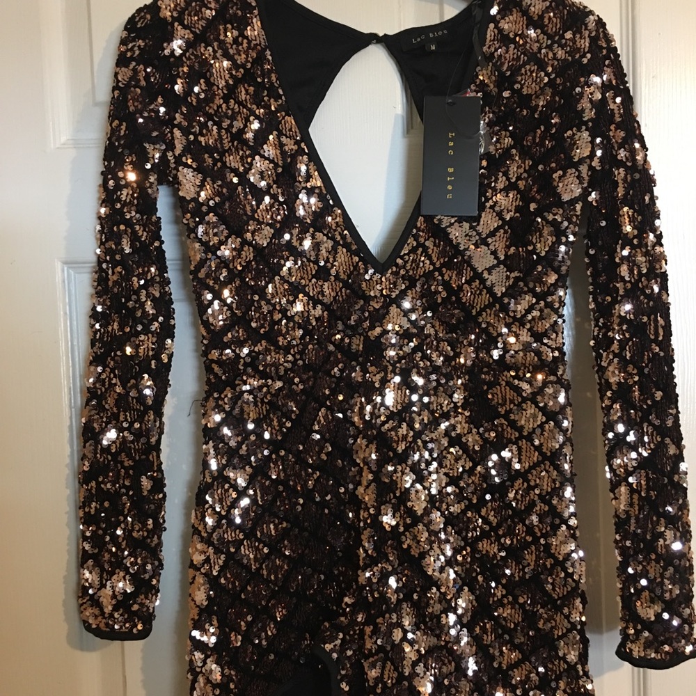 Rose Gold Romper - Picture 1 of 4